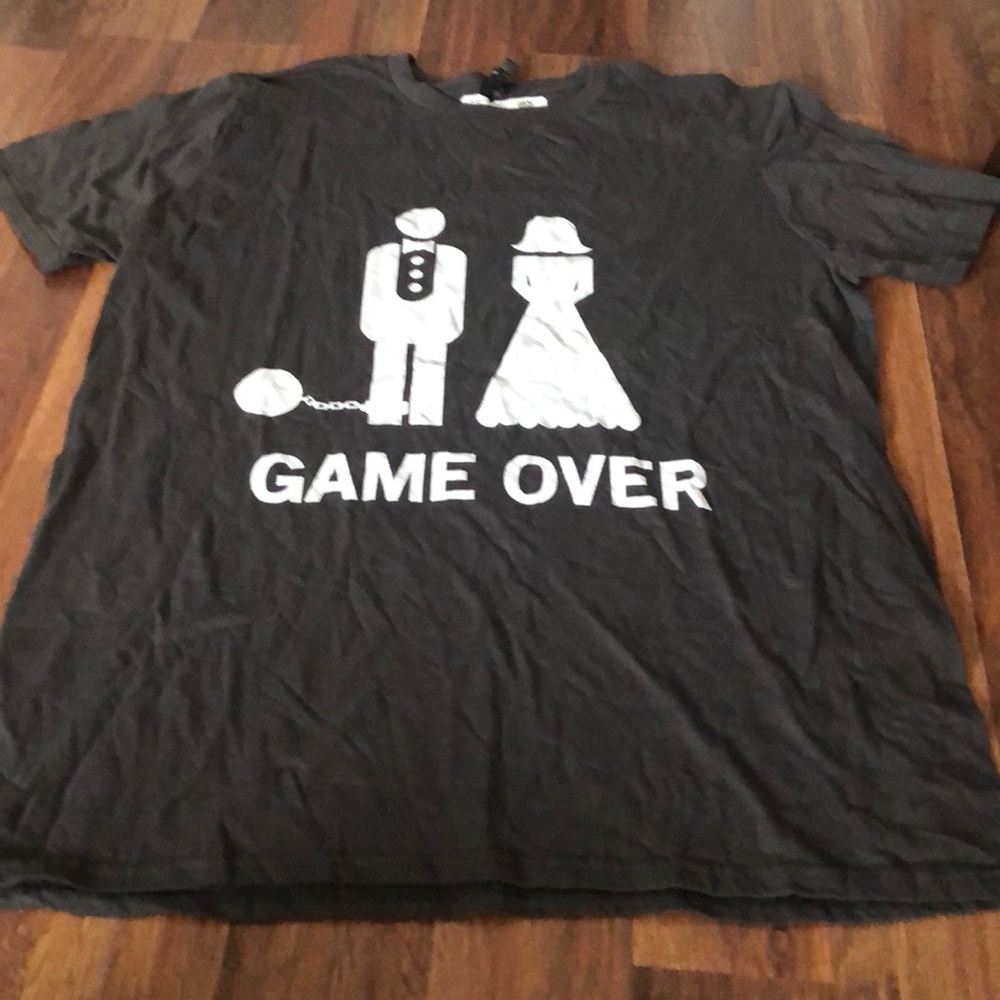 Groom “ Game Over” T-shirt - Picture 1 of 3